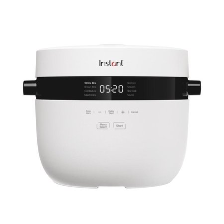 INSTANT BRANDS White 20 cups Programmable Rice Cooker and Food Steamer 140-5003-01